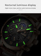 2025 New Mens Watches LIGE Top Brand Luxury Leather Casual Quartz Watch Men&