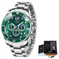 Mens Watches LIGE Top Brand Luxury Watch for Men Waterproof Sports Stainless Chronograph Quartz Wristwatch Relogio Masculino+Box
