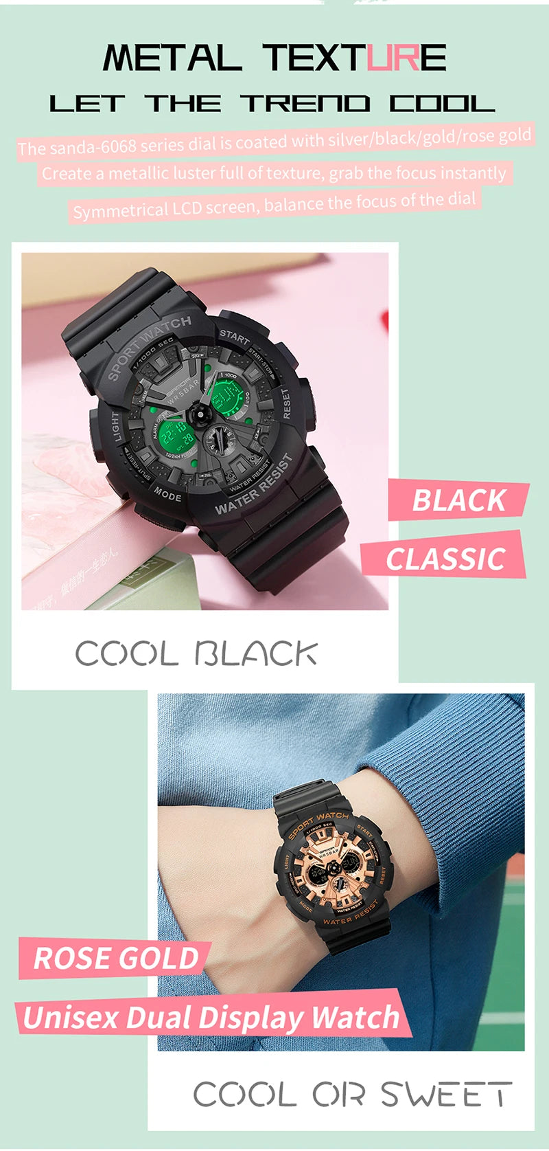 Digital Watch Women led Sports Watch For Women Wrist Watch Ladies 30M Waterproof Electronic Famous Brand Watch Relogio Masculino