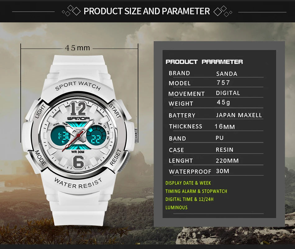 Digital Watch Women led Sports Watch For Women Wrist Watch Ladies 30M Waterproof Electronic Famous Brand Watch Relogio Masculino