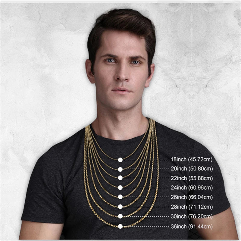 Fashion Mens rhombus Chain Necklace Melon stainless steel Chain Women Necklace  for Pendant  Male Choker Jewelry Wholesale Cheap