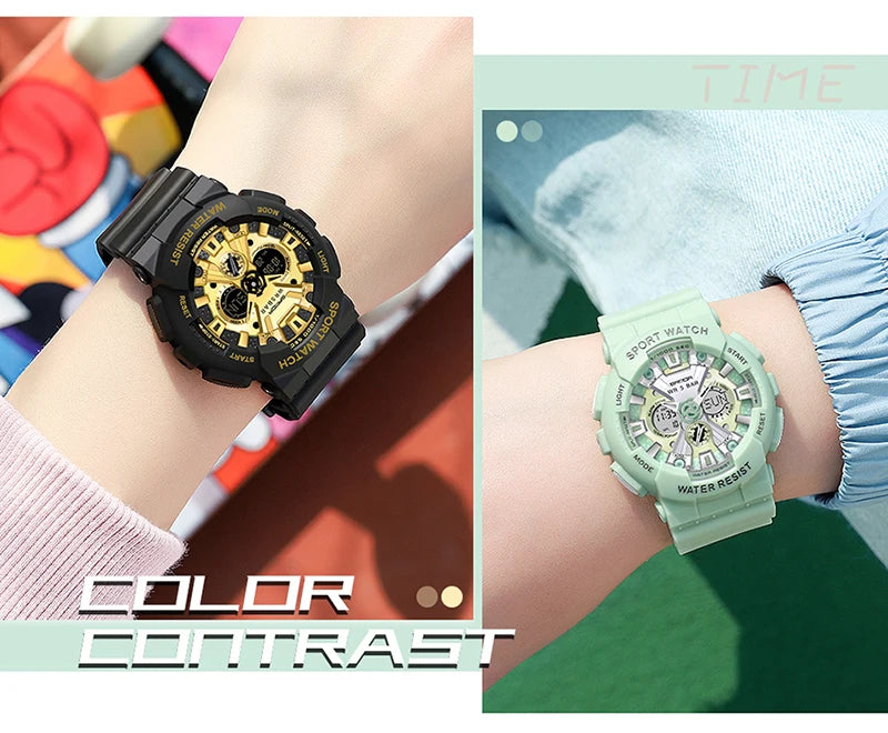 Digital Watch Women led Sports Watch For Women Wrist Watch Ladies 30M Waterproof Electronic Famous Brand Watch Relogio Masculino