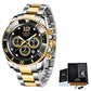 Mens Watches LIGE Top Brand Luxury Watch for Men Waterproof Sports Stainless Chronograph Quartz Wristwatch Relogio Masculino+Box