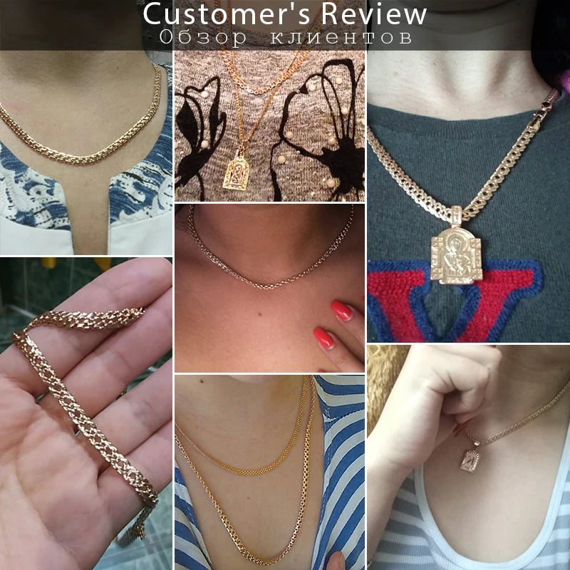 Fashion Mens rhombus Chain Necklace Melon stainless steel Chain Women Necklace  for Pendant  Male Choker Jewelry Wholesale Cheap
