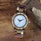 Womens Wooden Watch with All Wood Strap Analog Classic Design Colorful Bamboo Ladies Watches for Women
