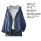 Women Cotton Jacket Women Jacket Stylish Hooded Spring Jacket with Drawstring Hem Zipper Closure for Women Outerwear for Wear
