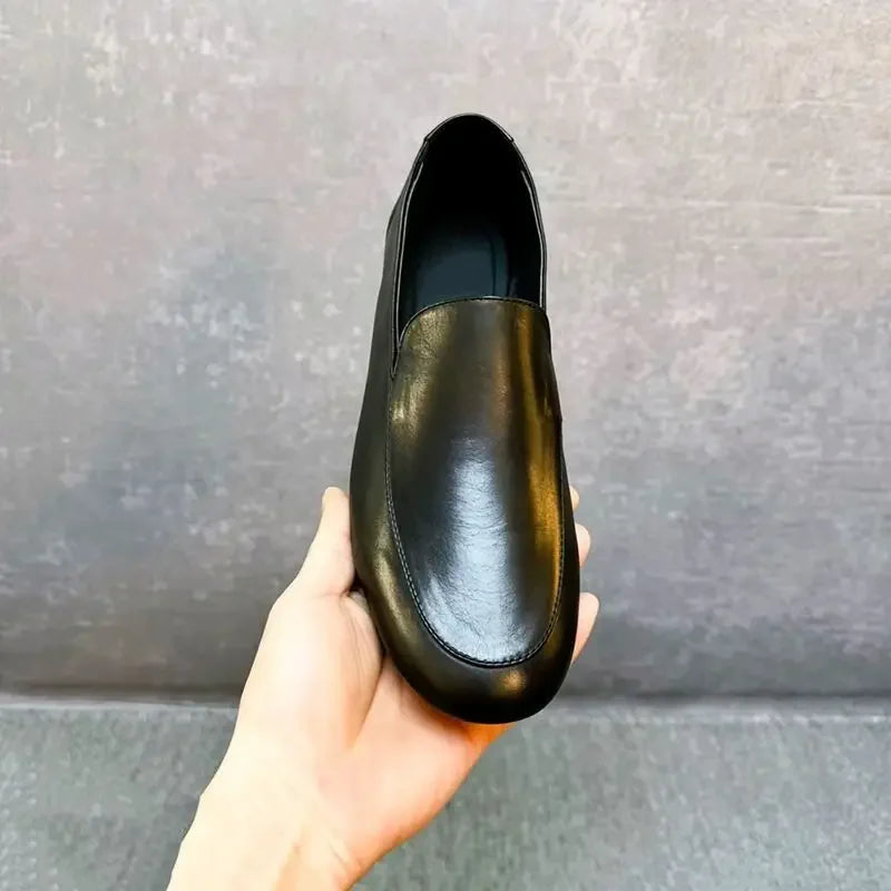 Men's Casual Shoes Genuine Leather Men Trendy Luxury Loafers Moccasins Mens Light Comfortable Driving Wedding Flats