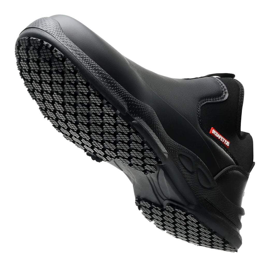 Mens Chef Work Shoes Non-Slip Oil-Resistant Kitchen Footwear Comfortable Restaurant Safety Shoes Waterproof Kitchen Shoes