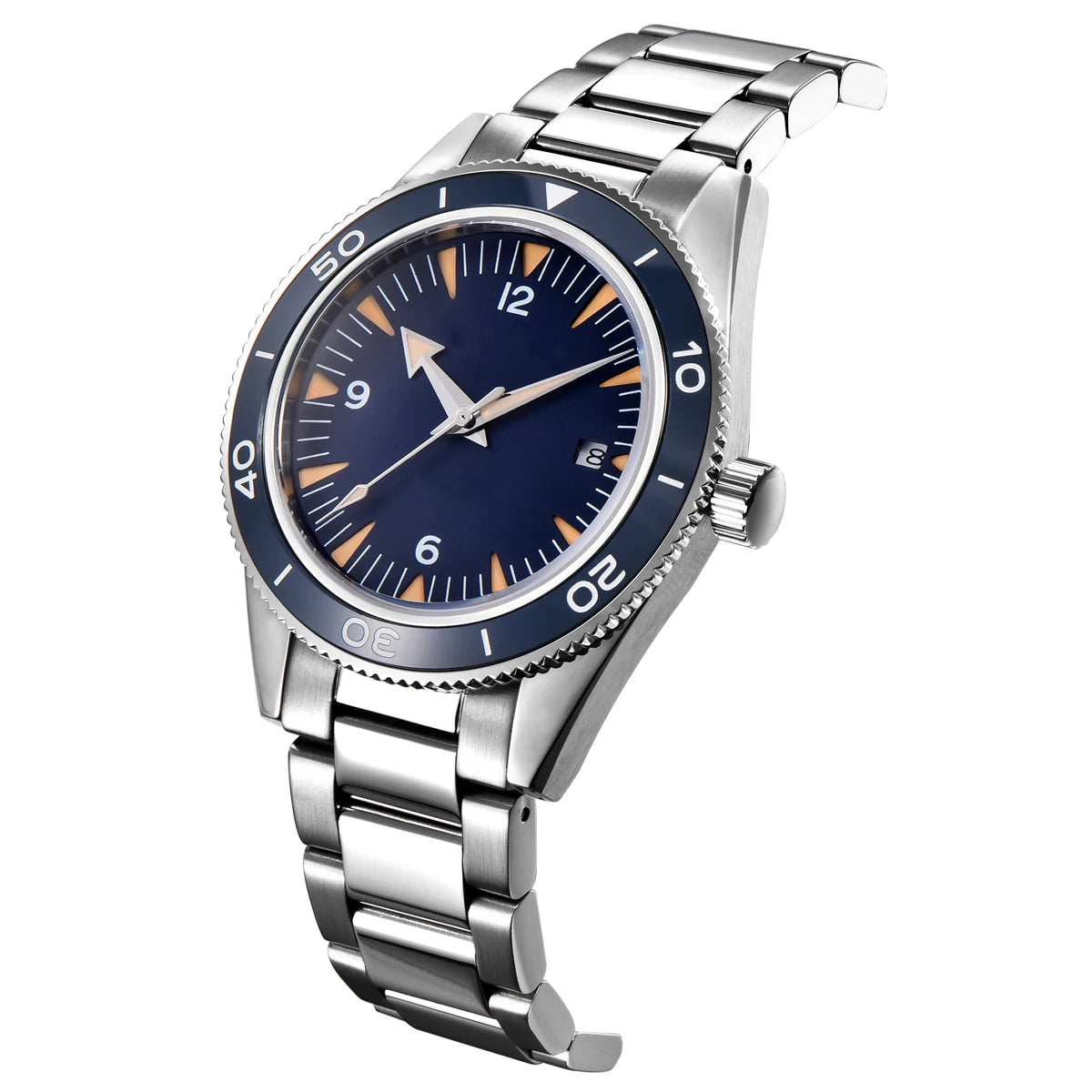 41MM  CORGEUT Sapphire Glass 100m Waterproof Japan  Automatic Luminous Mens Watch Nylon Strap