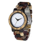 Womens Wooden Watch with All Wood Strap Analog Classic Design Colorful Bamboo Ladies Watches for Women
