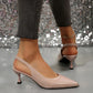 New in 2025 Pumps Footwear Elegant Women Heeled Shoes Fashion Buckle Strap Female Pointed Toe Slingbacks Ladies High Heels Shoes