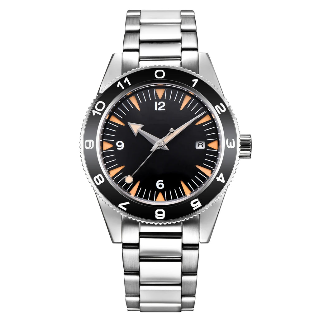 41MM  CORGEUT Sapphire Glass 100m Waterproof Japan  Automatic Luminous Mens Watch Nylon Strap