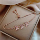 Luxury Shine Zircon Flower Bracelet for Women Girls Cute Romantic Crystal Bracelet Engagement Wedding Jewelry Gift