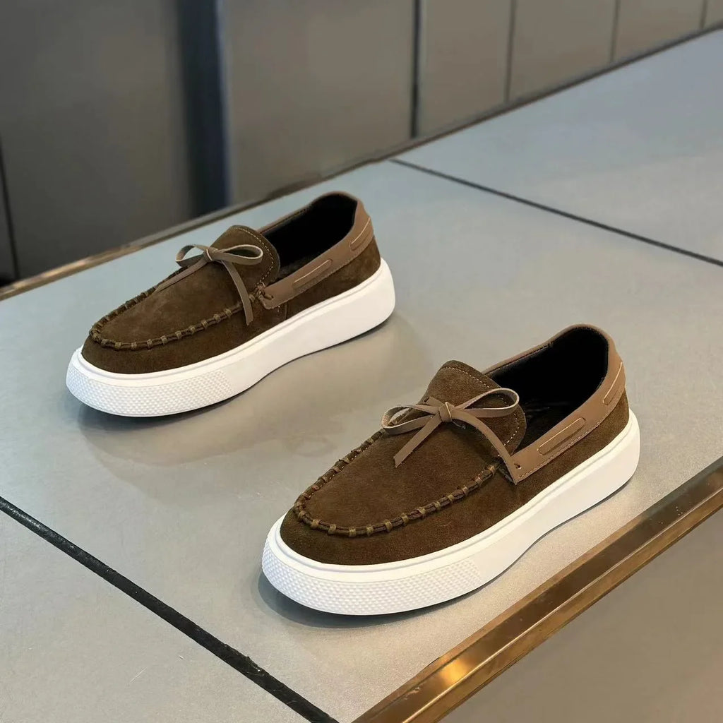 Mens Loafers Casual Leather Shoes for Men Slip on Moccasins Breathable Male Driving Shoes Comfort Soft Dress Footwear Men Shoes