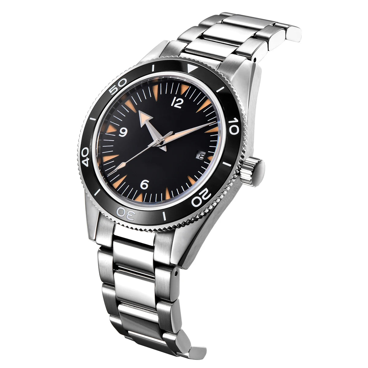 41MM  CORGEUT Sapphire Glass 100m Waterproof Japan  Automatic Luminous Mens Watch Nylon Strap