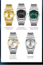 Man Watch Quartz Watch Luxury Waterproof Luminous Date Week Stainless Steel Men&