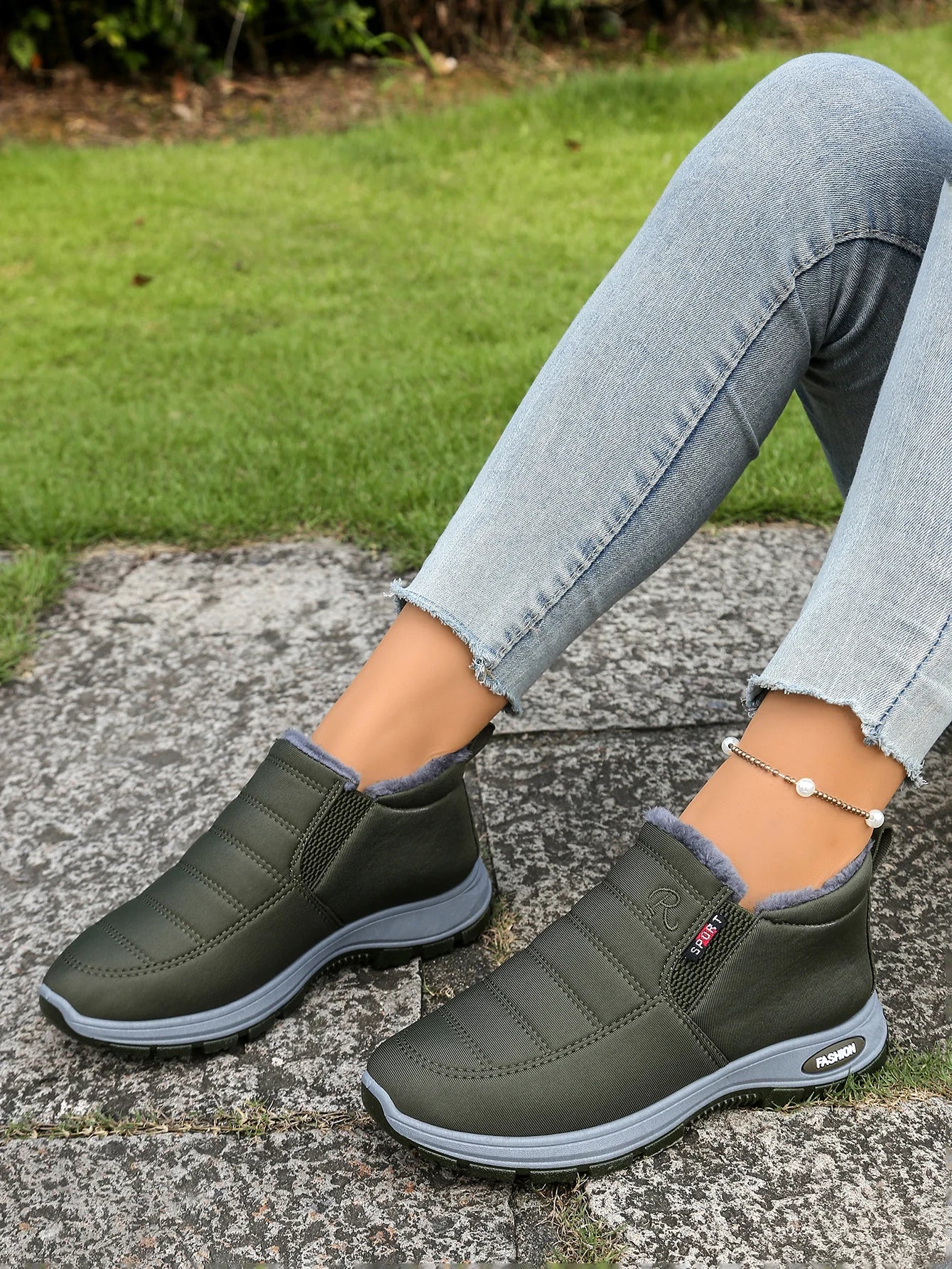 Women's shoes  Autumn witnter  Casual cotton Warm Wear Resistant Chunky Sole Affordable Free shipping