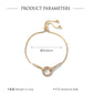 Luxury Shine Zircon Flower Bracelet for Women Girls Cute Romantic Crystal Bracelet Engagement Wedding Jewelry Gift