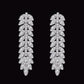 Zirconia Bridal Jewelry Set For Women Dubai Saudi Wedding Necklace Earring  Bracelet Ring Set Prom Evening Dress Party Jewelry