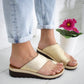 New Women Slippers Flat Sole Casual Soft Big Toe Foot  Sandal Women Shoes Comfy Platform Orthopedic Bunion Corrector