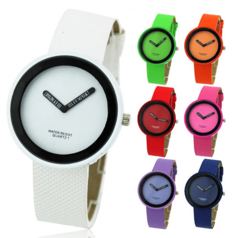 WoMaGe Women's Watches Fashion Casual Ladies Watches Red Leather Band Quartz Wristwatches Women bayan kol saati relogio feminino