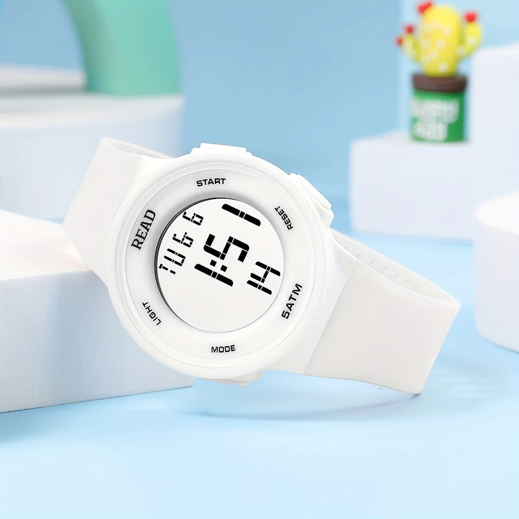Watches for Women, Fashion Watch With High-Resolution LED Definition Display, Waterproof Multi-Function Electronic Digital Watch