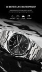 Man Watch Quartz Watch Luxury Waterproof Luminous Date Week Stainless Steel Men&