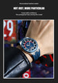 Mens Watches Analog Quartz Sports Unisex 30M Waterproof Watch for Men Military Time with Second Hand Glowing Easy to Read Dial