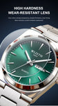 Man Watch Quartz Watch Luxury Waterproof Luminous Date Week Stainless Steel Men&