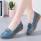 Woman Shoes Breathable Leather Shoes For Women Low Heels Casual Zapatos Mujer Elegant Heel Women&