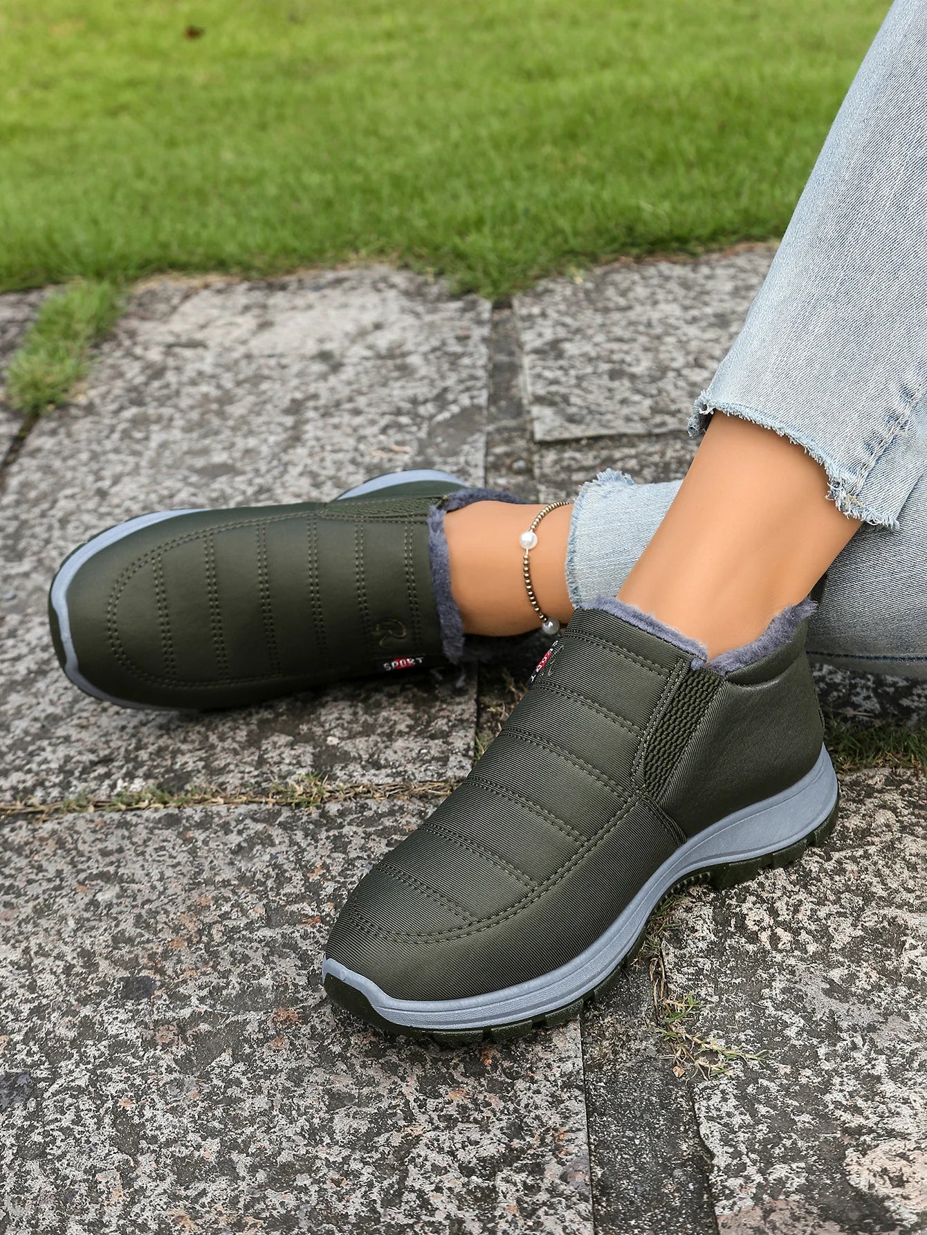 Women's shoes  Autumn witnter  Casual cotton Warm Wear Resistant Chunky Sole Affordable Free shipping