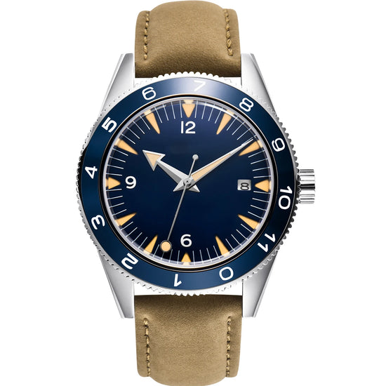 41MM  CORGEUT Sapphire Glass 100m Waterproof Japan  Automatic Luminous Mens Watch Nylon Strap