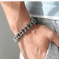 Mens Stainless Steel Bracelet Biker Bicycle Motorcycle Link Chain for Men Bangle Rock Male Jewelry Gift