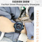 Mens Watch Multi Function Open Button Luminous Function Dual Display Analog Digital Watch Suitable for Sports and Running