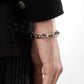 Mens Thick Cuban Chain Bracelet Stainless Steel Hop Punk Industrial Hand Vintage Trendy Jewelry