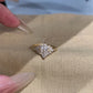 925 Silver Plated Fashion Golden Marquise Series Zircon Ring Necklace For Women Engagement Wedding Simple Jewelry Set