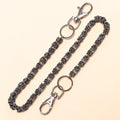 Hand-woven keel chain, bold and trendy, woven lantern rings interlocking, personalized pants chain for men and women
