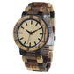Womens Wooden Watch with All Wood Strap Analog Classic Design Colorful Bamboo Ladies Watches for Women