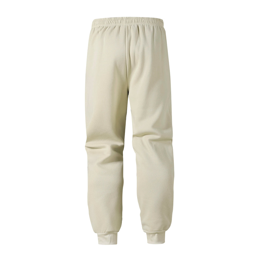 Mens Casual Pants Autumn Winter Fleece Sweatpants Men Joggers Elastic Waist Sport Casual Trousers Baggy Fitness Gym Clothing