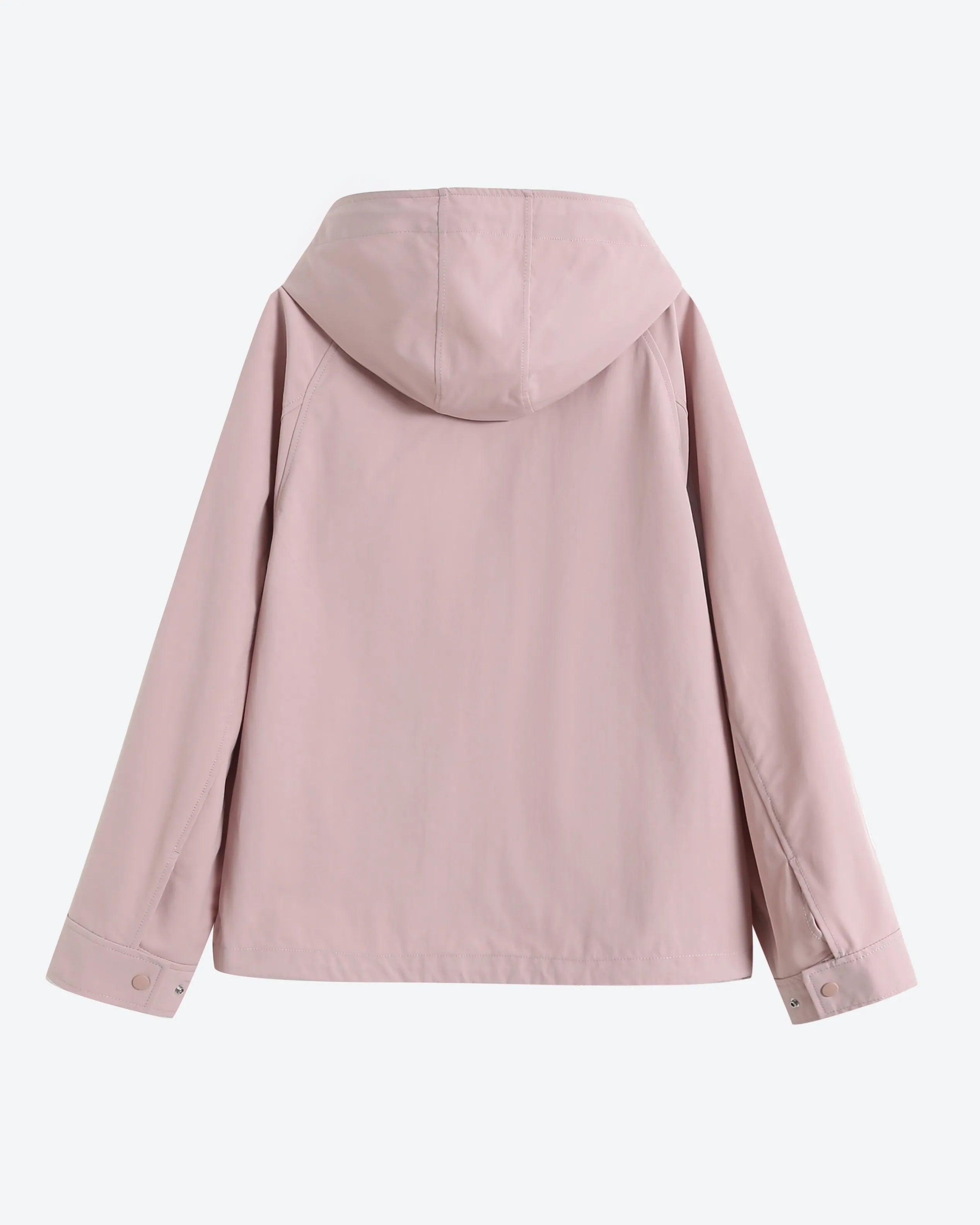 Women's clothing 2025 autumn new loose hooded jacket simple and versatile submachine jacket short jacket