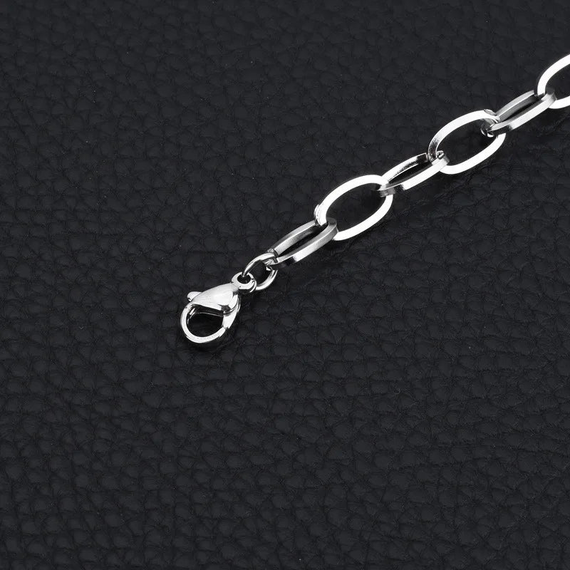 Hip Hop Chain Bracelets for Men Boys,Never Fade 4-point Star Adjsutable Wristband,Trendy Jewelry Gifts