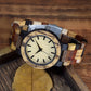 Womens Wooden Watch with All Wood Strap Analog Classic Design Colorful Bamboo Ladies Watches for Women