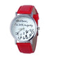 Simple Women Watch Ladies Dress Big Dial Leather Watches Whatever I Am Late Anyway Letter Watch for Students Reloj Mujer