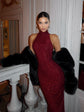 Partywear Dresses For Women Fashion Sexy Streetwear Solid Sleeveless Tank Sheath Hip Wrap Long Vestidos Robes Female Elegant