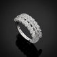 Zirconia Bridal Jewelry Set For Women Dubai Saudi Wedding Necklace Earring  Bracelet Ring Set Prom Evening Dress Party Jewelry
