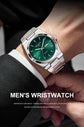 Man Watch Quartz Watch Luxury Waterproof Luminous Date Week Stainless Steel Men&