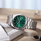 Man Watch Quartz Watch Luxury Waterproof Luminous Date Week Stainless Steel Men&