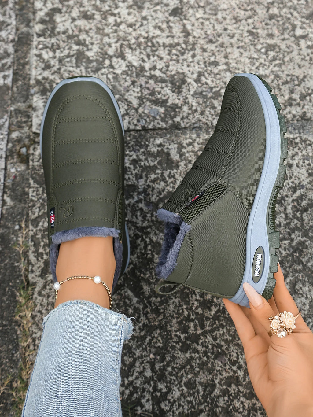Women's shoes  Autumn witnter  Casual cotton Warm Wear Resistant Chunky Sole Affordable Free shipping
