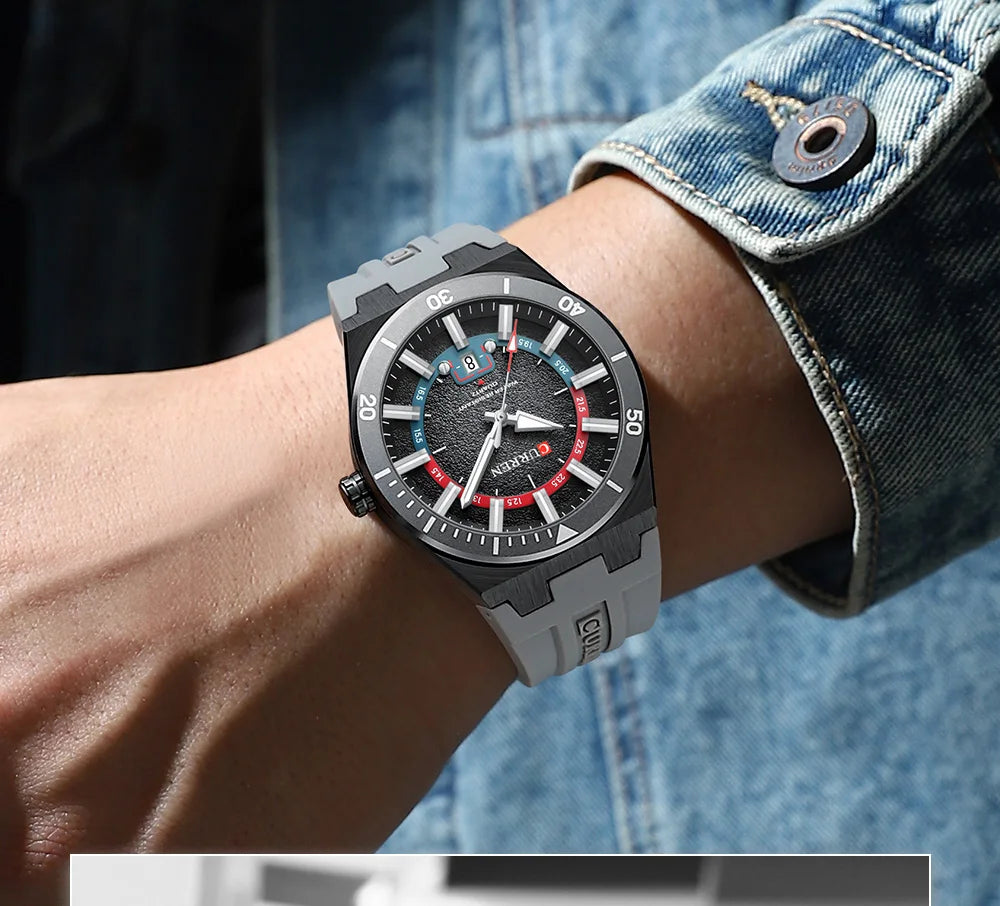 Mens Watches Analog Quartz Sports Unisex 30M Waterproof Watch for Men Military Time with Second Hand Glowing Easy to Read Dial