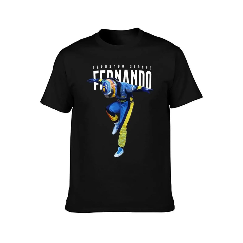 Fernando driver Alonso dance T-Shirt new edition for a boy fashion shirts mens clothing